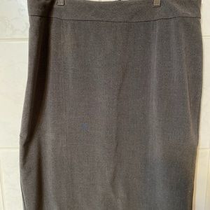 Dark Grey Pencil Skirt